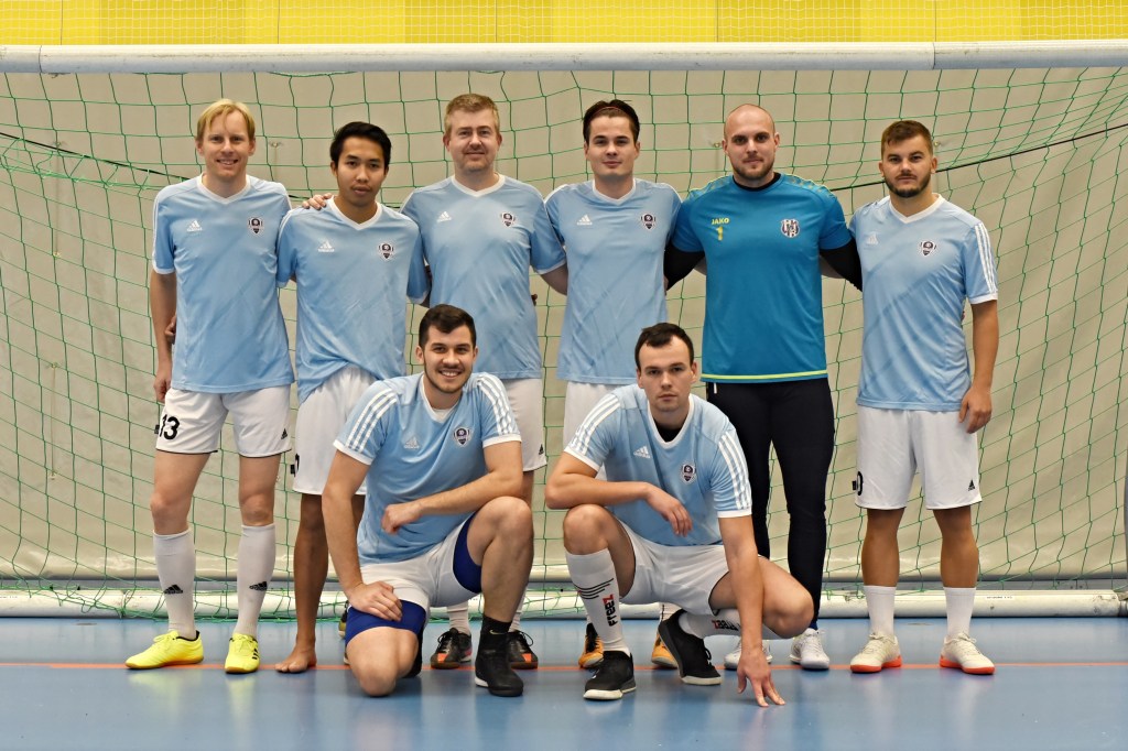 Tým Erste FC v 1. hrací den Golden Tour Praha 2023, 14. ledna 2023, Sportovní hala Jedenáctka, Praha 11, foto: I.S.C. Sports.